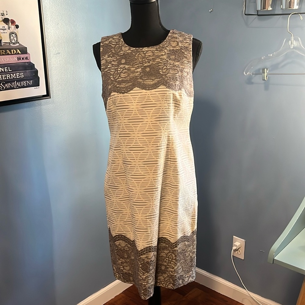 Loft sleeveless lace dress